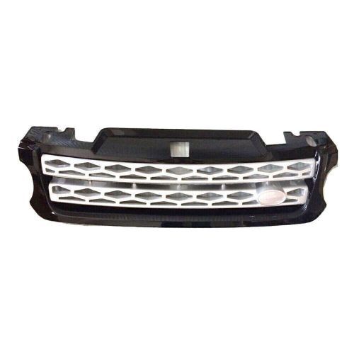 Blk &amp; silver front grill upper grill grille for range rover sport 2014-2017-