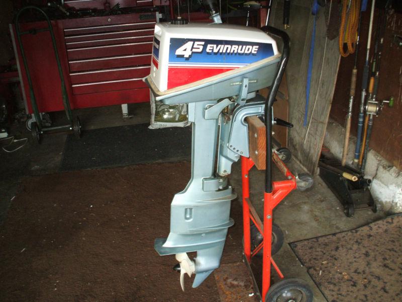 1980 evinrude 4.5 outboard motor model #e5ro5-e5rlc5