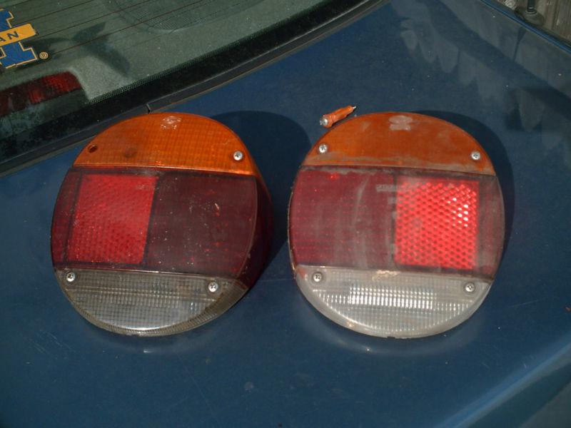 Vw beetle bug 73-79 tail light set oe hella