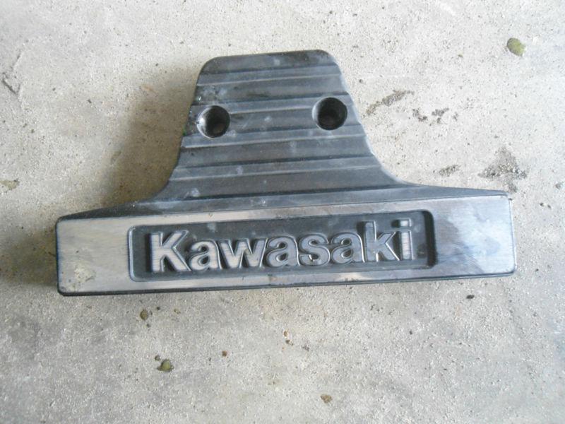 1990 kawasaki vulcan vn750 vn 750 front name plate badge cover