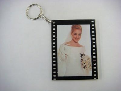 Automotive photo frame key chain keychain acrylic black