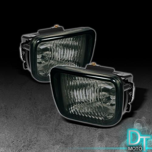 Smoked 96-98 civic bumper driving fog lights lamps w/ switch & bulbs jdm smoke