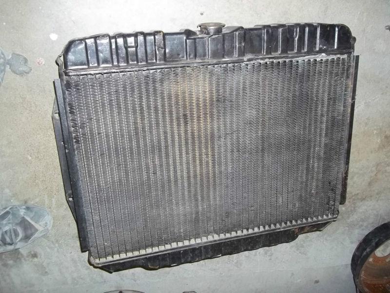 1968-1974 amc amx, javelin, hornet, some jeeps radiator, original, leaky core