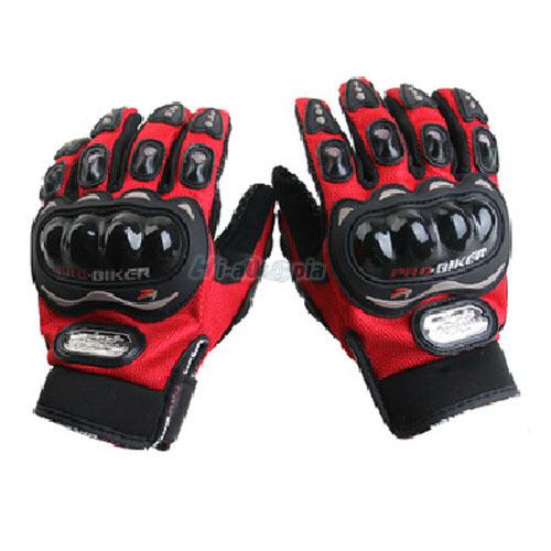 New bicycle motorcycle gloves racing protective gloves red xl-size