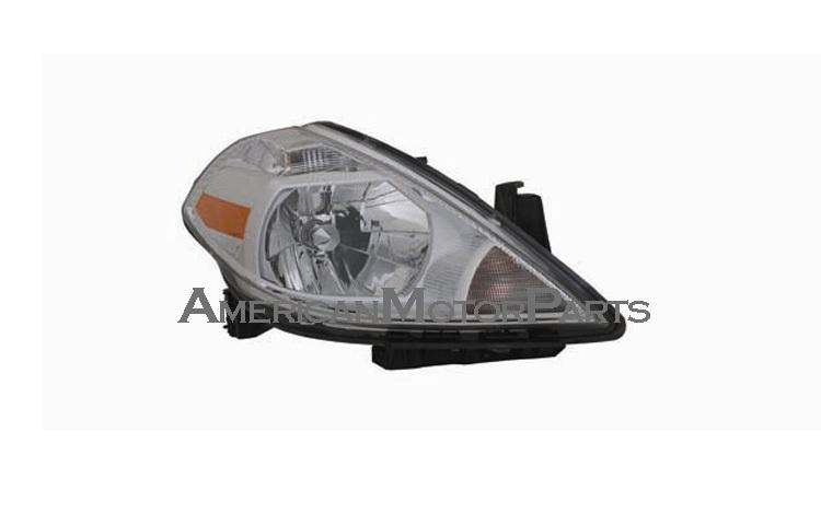 Right passenger side replacement headlight 07-10 nissan versa - 26010em30a