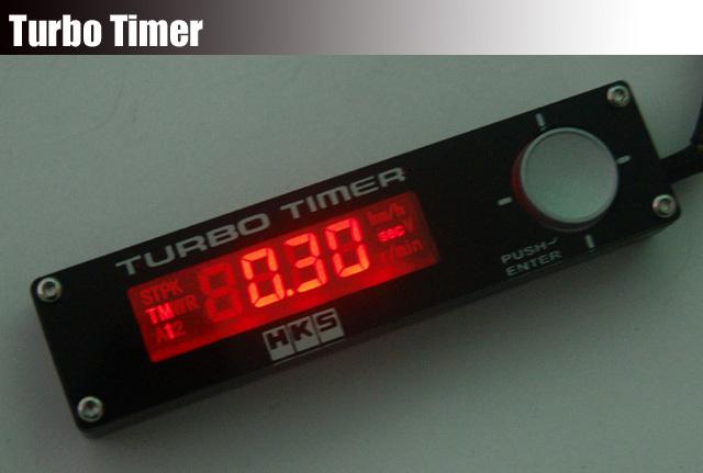 Universal car black hks turbo timer control type 0 jdm red led digital display