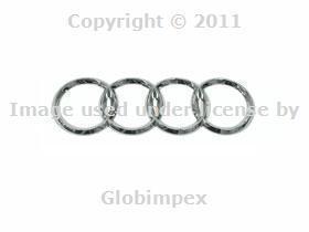 Audi chrome emblem trunk hatch inscription genuine new + 1 year warranty