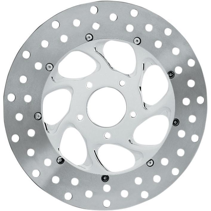 Rc components drifter floating brake rotor - chrome  zssflt-92c-f2k