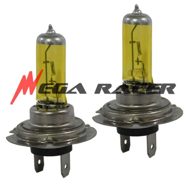 H7 super yellow 3k xenon gas halogen headlight head 2 pc bulb #em7 au32 fog lamp