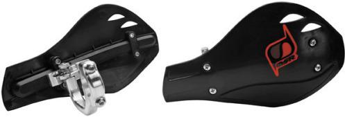 Msr moto roost deflector with hardware - black kit handguard 52-124 34-1218