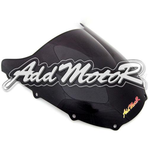 Motorcycle windscreen windshield fit zx-9r zx9r 98-99 black ws4059