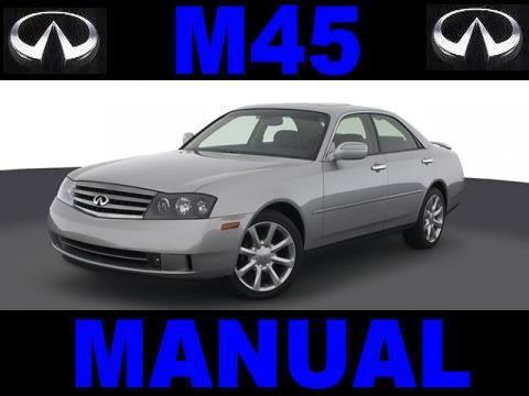 04 2004 infiniti m45 shop service repair manual cd     