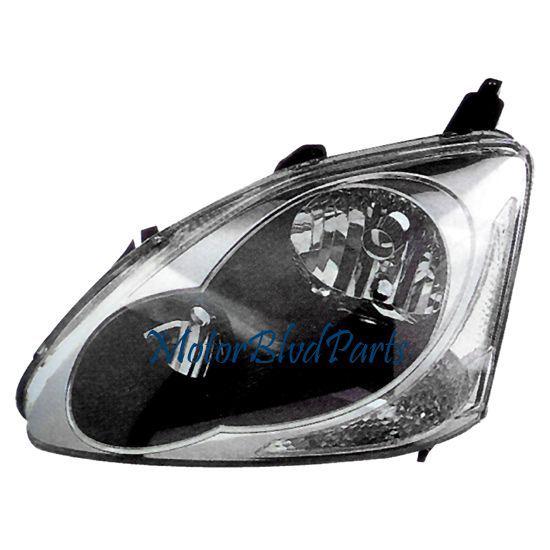 04-05 civic 3d oe style headlight headlamp driver left