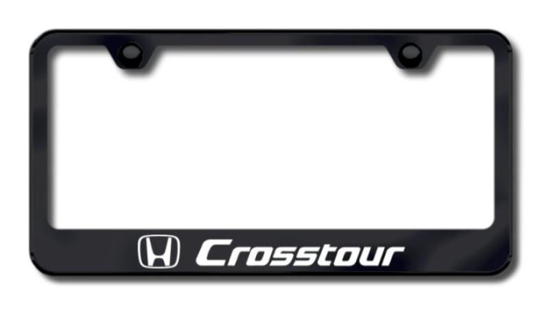 Honda crt laser etched license plate frame-black made in usa genuine