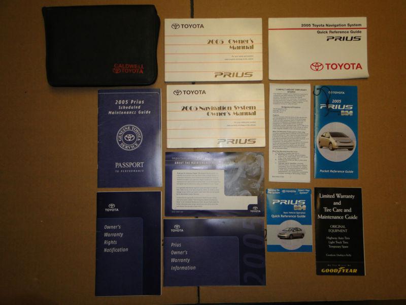 2005 toyota prius owners manual with navigation