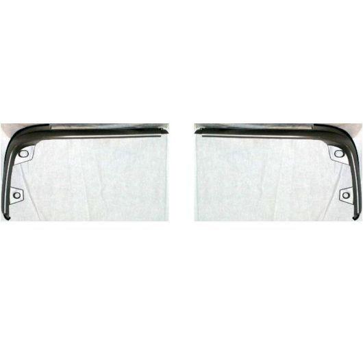 Headlight headlamp bezel trim molding pair set for 93-94 ford ranger xl stx new