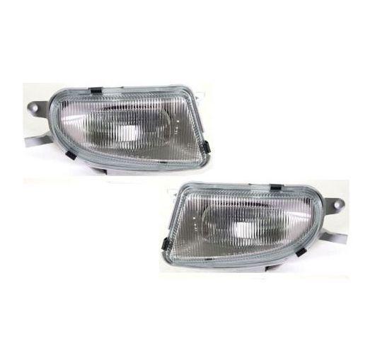 Mercedes benz clk slk e-class front fog driving lights lamps pair set of 2