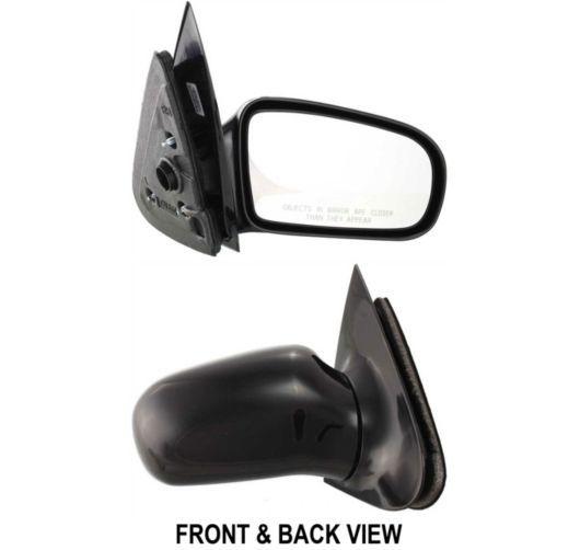 New passengers manual side mirror glass housing chevy cavalier pontiac sunfire