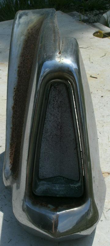 1970 70 cadillac deville lower chrome tail light quarter panel extension oem 