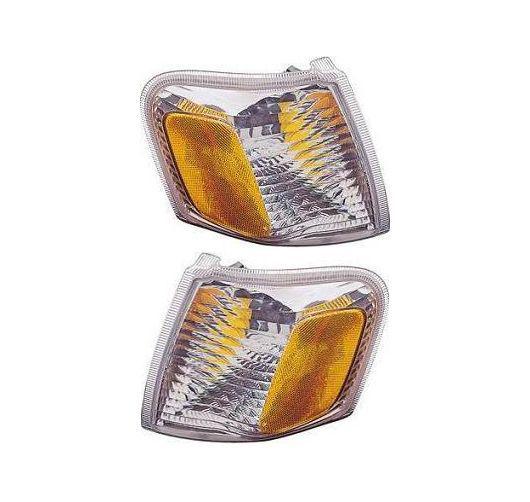 Corner turn signal side marker parking light lamp pair set for 01-05 explorer