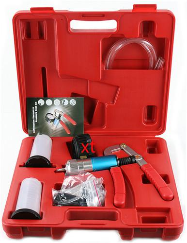 Auto brake bleeder & vacuum pump test set tools cars & trucks brakes tool set
