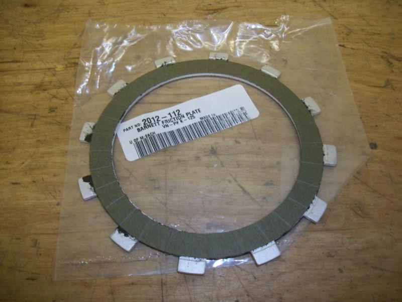 New kawasaki kx125 klx300 klx250 kdx200 barnett clutch friction plate 2012-112