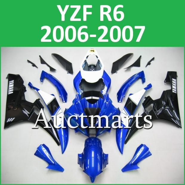 Fit yamaha yzf r6 06 07 yzfr6 2006 2007 600 fairing kit abs bodywork d6 c03