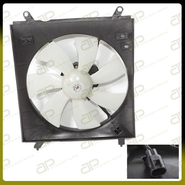 Toyota camry 00 01 air condenser fan electrical motor plastic shroud replacement