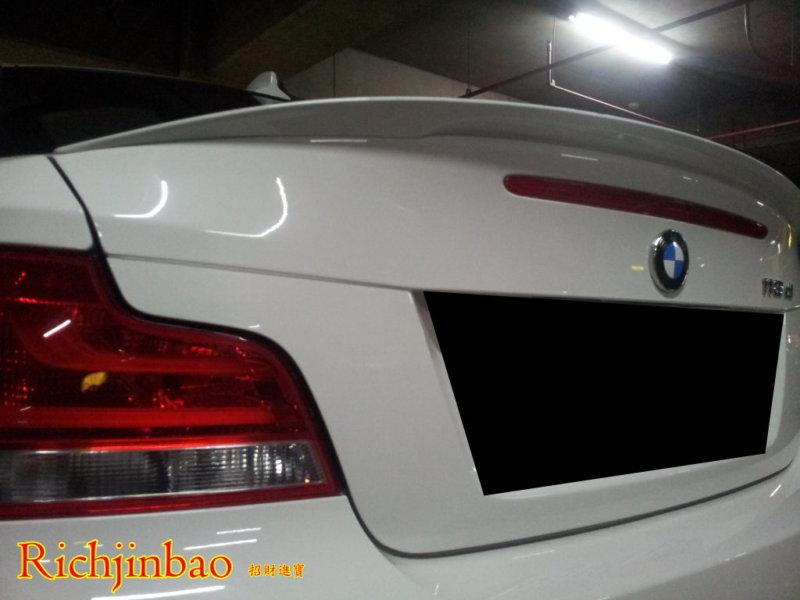 Painted code a52 p style boot wing trunk spoiler for bmw e82 coupe 2008 2011 ♠