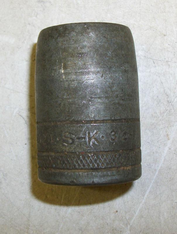 Used vintage s-k sk 3/4 12pt 1/2dr socket #40124