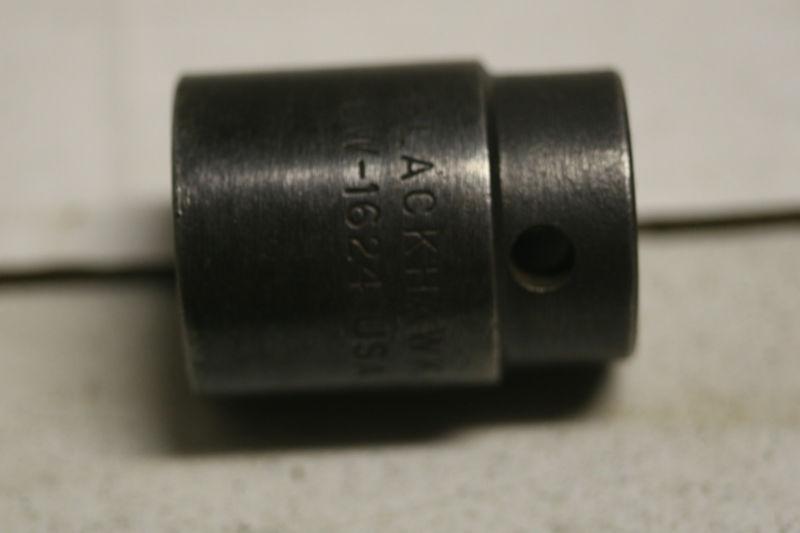 Blackhawk uw-1624  1/2 inch drive 3/4  6 point  impact socket  made in usa