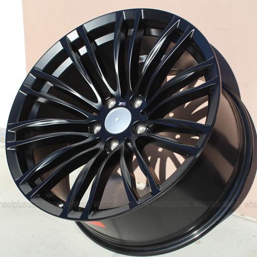 Set (4) 19" black m5 style wheels for bmw f30 328 328i 335 335i sedan coupe rims