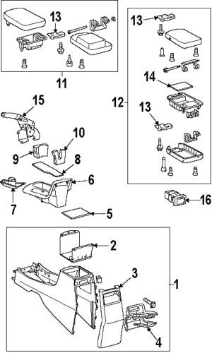 Toyota 5892202010b0 genuine oem factory original insert