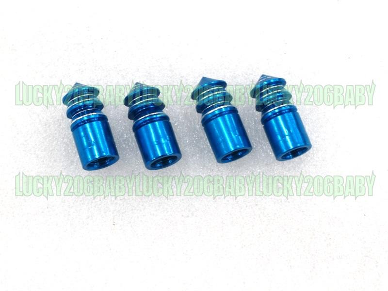 Tyre valve dust cap light-house for car toyota 4pcs blue bu