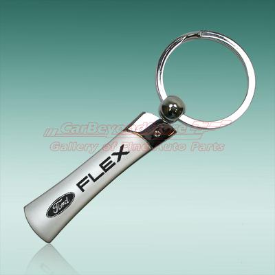 Ford flex blade style key chain, key ring, keychain, el-licensed + free gift