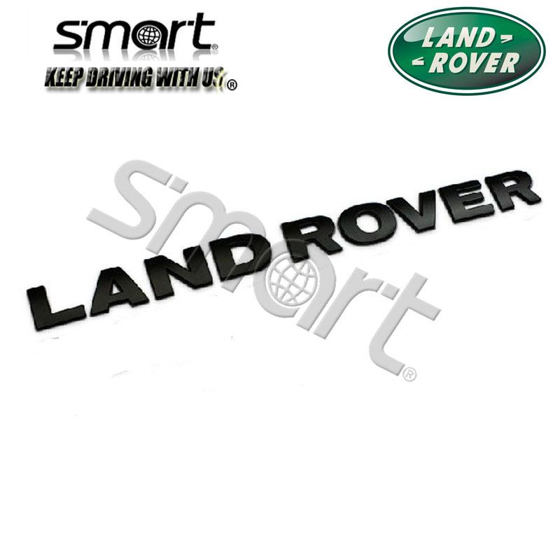 Genuine land range rover sport matt black "landrover"  emblem front grille hood 