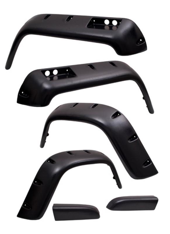 Rugged ridge 11632.10 fender flare set 87-95 wrangler