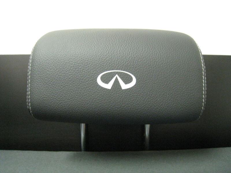 Headrest badge decal sticker *infiniti logo* 4-pcs