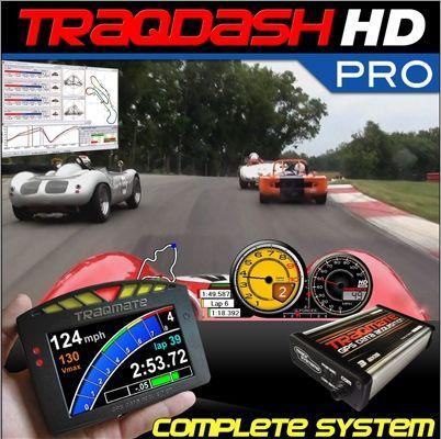 Traqmate trackdash hd pro complete with go pro camera control data acquisition 