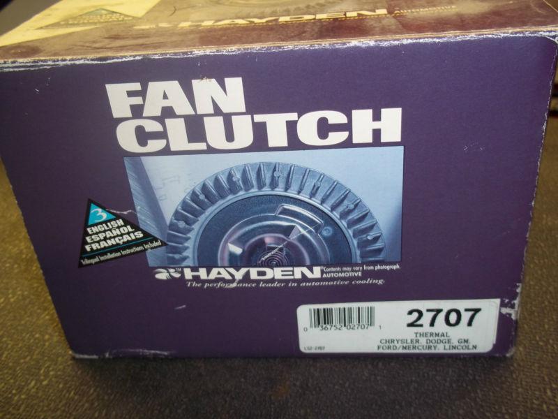 New  hayden   fan clutch  part number  2707  