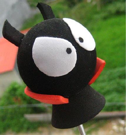 Car antenna topper ball (vampire)