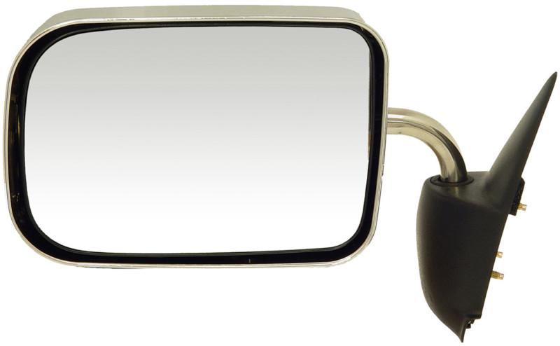 Side view mirror left, manual (chrome & black 6x9) platinum# 1270706