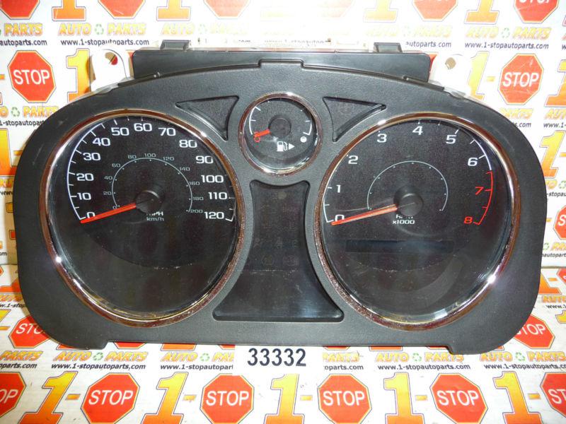 05 06 chevrolet cobalt 2.2l speedometer instrument cluster 15246265 oem