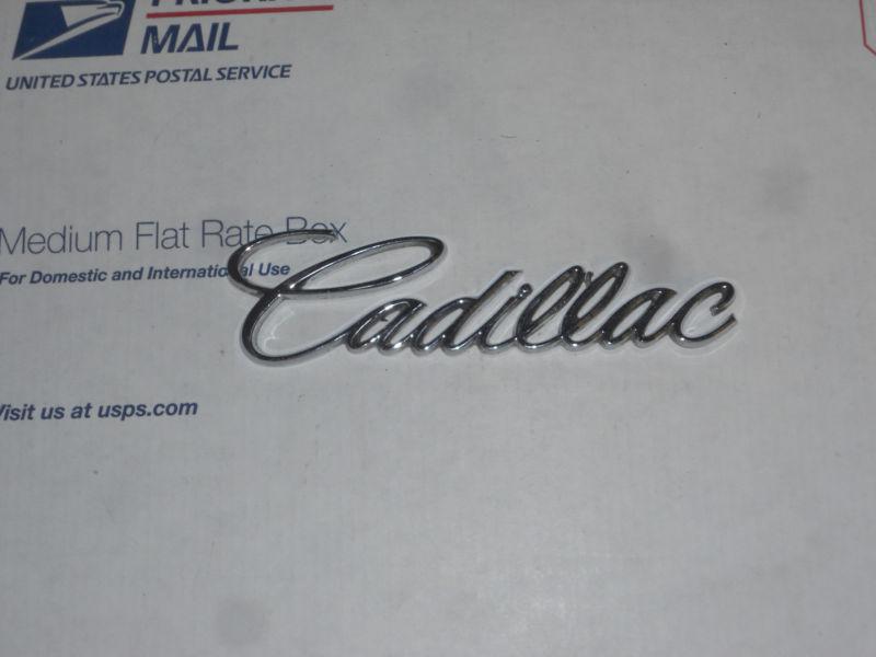 1994 2005 cadillac deville emblem, oem factory trunk emblem