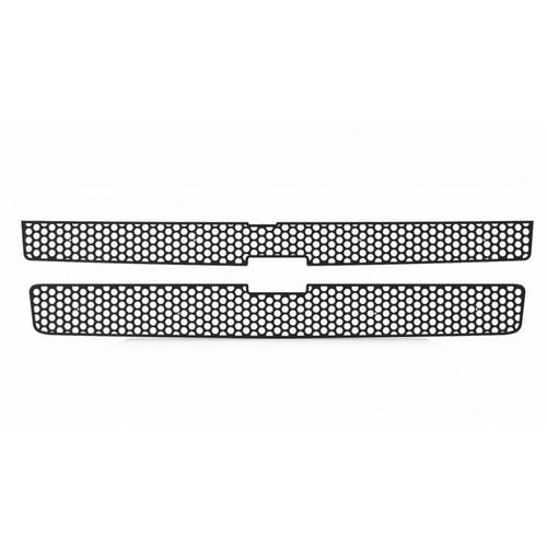 Chevy silverado hd 2500 3500 07-10 circle black grille insert aftermarket trim