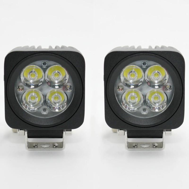 2x 12w cree led spot beam work light off road lamp truck boat 4wd atv 10~30v