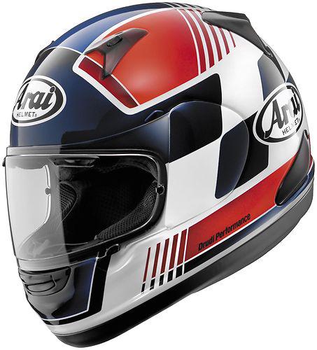 Arai signet-q graphics motorcycle helmet racer red xx-large