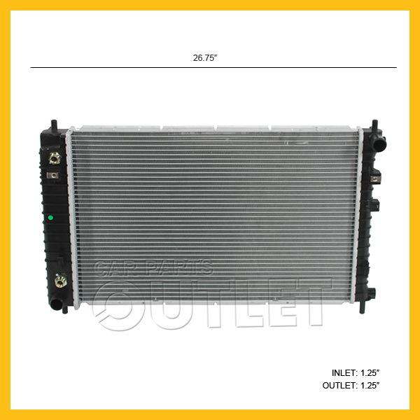 04 05 06 07 saturn vue radiator 3.5 6-cyl new automatic transmission 2004-2007