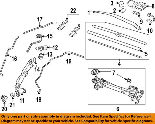 Honda oem 76630-t0a-a02 wiper blade