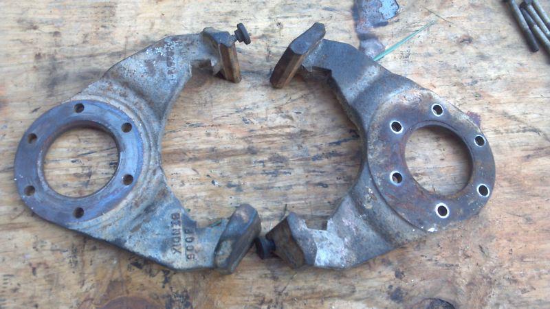 Jeep cj5 7 8 76-78 dana 30 big brake six bolt caliper mount brackets factory oem